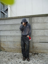 Heisei徽標熱拉鍊連帽衫