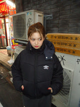 9090 × umbro Removable Hood Puffer Jacket