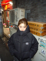 9090 × umbro Removable Hood Puffer Jacket