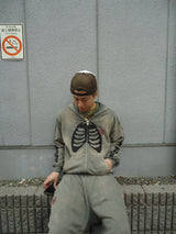 Bone Zip Hoodie