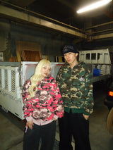 King Logo Thermal Zip Hoodie