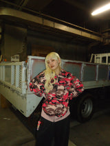 King Logo Thermal Zip Hoodie