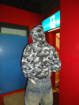 King Logo Thermal Zip Hoodie