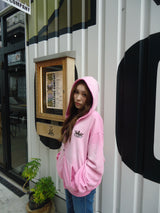 運動徽標徽標色素拉鍊連帽衫