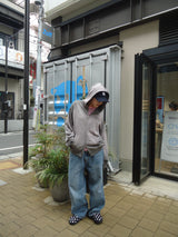 運動徽標徽標色素拉鍊連帽衫