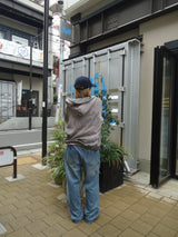 運動徽標徽標色素拉鍊連帽衫