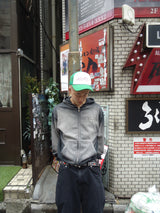 運動徽標徽標色素拉鍊連帽衫