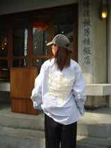 Bone Stripe L/S Shirt