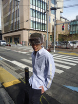 Bone Stripe L/S Shirt