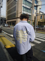 Bone Stripe L/S Shirt