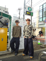 迷彩熱力亨利脖子L/S T卹