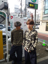 迷彩熱力亨利脖子L/S T卹