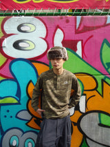 迷彩熱力亨利脖子L/S T卹