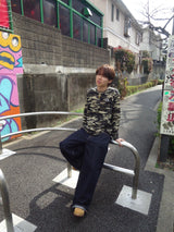 迷彩熱力亨利脖子L/S T卹