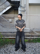 9090 OG Logo Painted Denim Pants