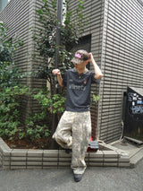 9090 OG Logo Painted Denim Pants