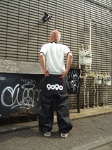 9090 OG Logo Painted Denim Pants