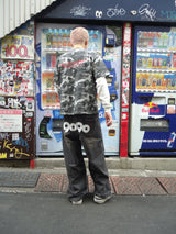 9090 OG Logo Painted Denim Pants