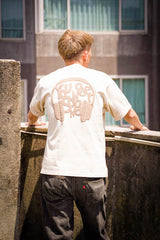 頭部電話泡沫打印T卹