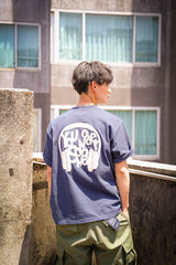 頭部電話泡沫打印T卹