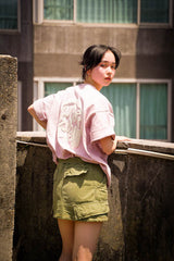 頭部電話泡沫打印T卹