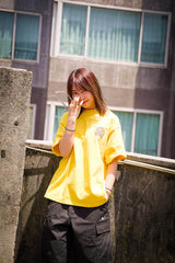 頭部電話泡沫打印T卹