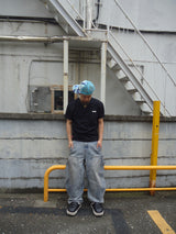 Double Knee Ballon Denim Pants