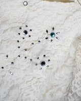 FLOWER BIJOU SHEER H/S 셔츠