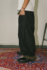 Rigid denim fireman pants