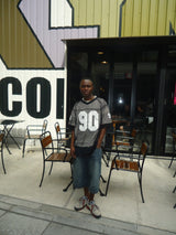 9090 × pH-1 水鑽牛仔短褲