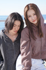 이중 지퍼 까마귀