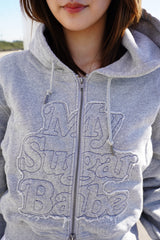 이중 지퍼 까마귀