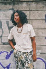 Tribal logo gradation tee