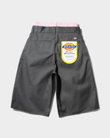【 Dickies®︎×CAMPHORWOOD 】叠层平角剪裁宽版斜纹短裤