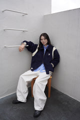 shoulder switch blouson