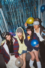 Boxy ruler assorted zip hoodie