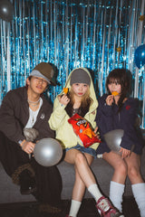 Boxy ruler assorted zip hoodie