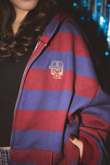 Boxy ruler assorted zip hoodie