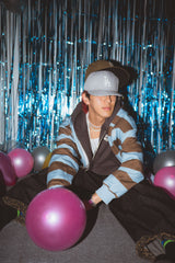 Boxy ruler assorted zip hoodie