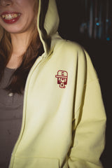 Boxy ruler assorted zip hoodie