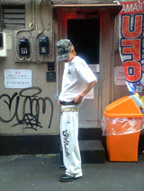 Kira logo docking sweat pants