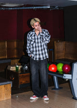 西方漸變止回襯衫