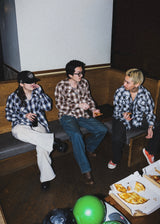 西方漸變止回襯衫