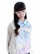 2-Way Reversible Dot Windbreaker