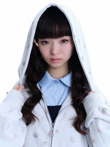 twins Room Zip Hoodie