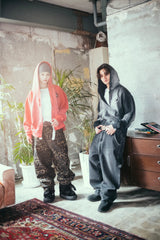 Cross ruler zip hoodie