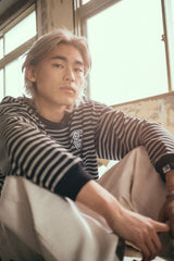 Doodle logo border long tee