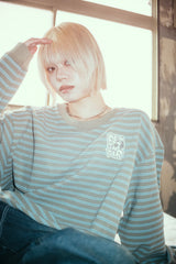 Doodle logo border long tee