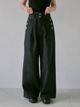 Laceup Wide Baggy Sailor Denim