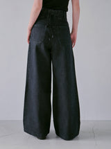 Laceup Wide Baggy Sailor Denim